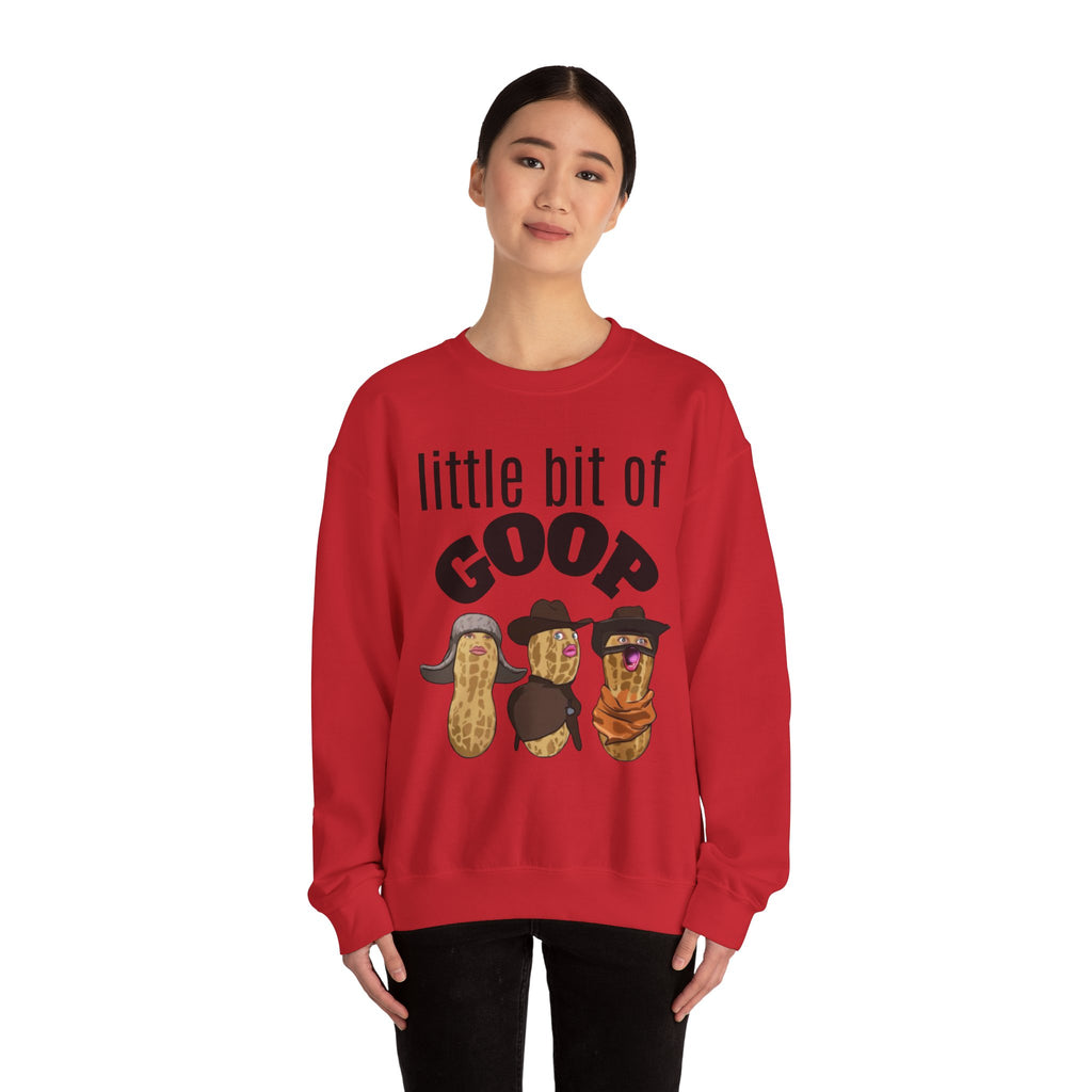 Little Bit of Goop Sweatshirt — Cute Peanut Trio Graphic Crewneck