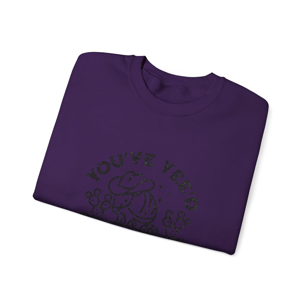 Crewneck Sweatshirt - "You've Yeed Your Last Haw" Cowboy Horse Graphic