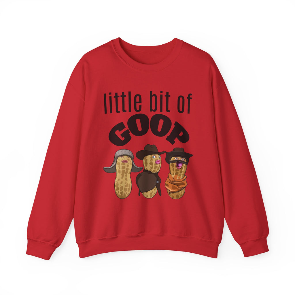 Little Bit of Goop Sweatshirt — Cute Peanut Trio Graphic Crewneck