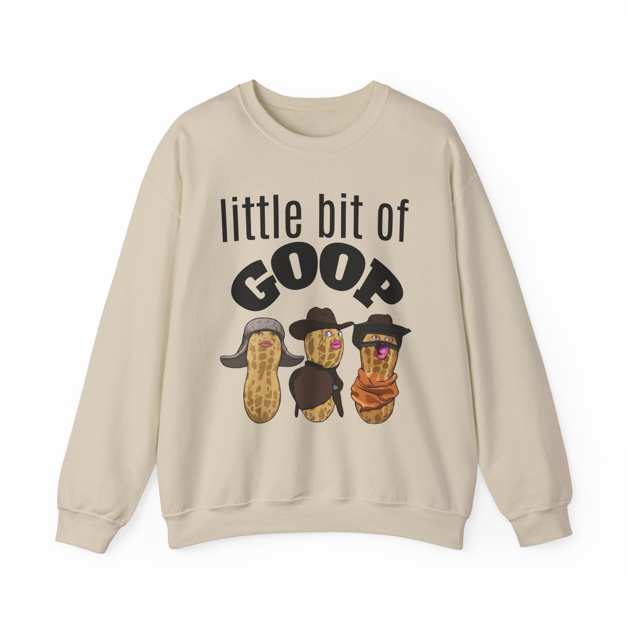 Little Bit of Goop Sweatshirt — Cute Peanut Trio Graphic Crewneck